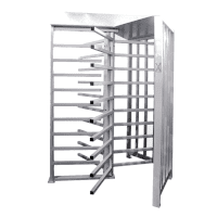 Полноростовой роторный турникет 3V Model X