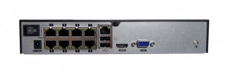 IP-видеорегистратор TRASSIR TR-N1108P v2 с питанием камер